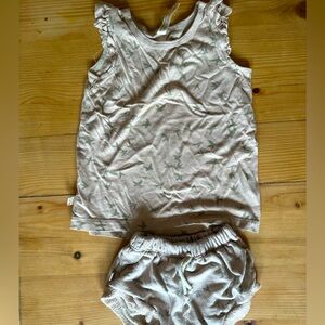 Childhood’s Clothing tank and shorts outfit with bird print